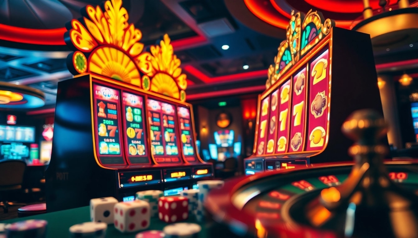Experience thrilling gameplay at slot gacor hari ini with vibrant casino elements and an engaged player.