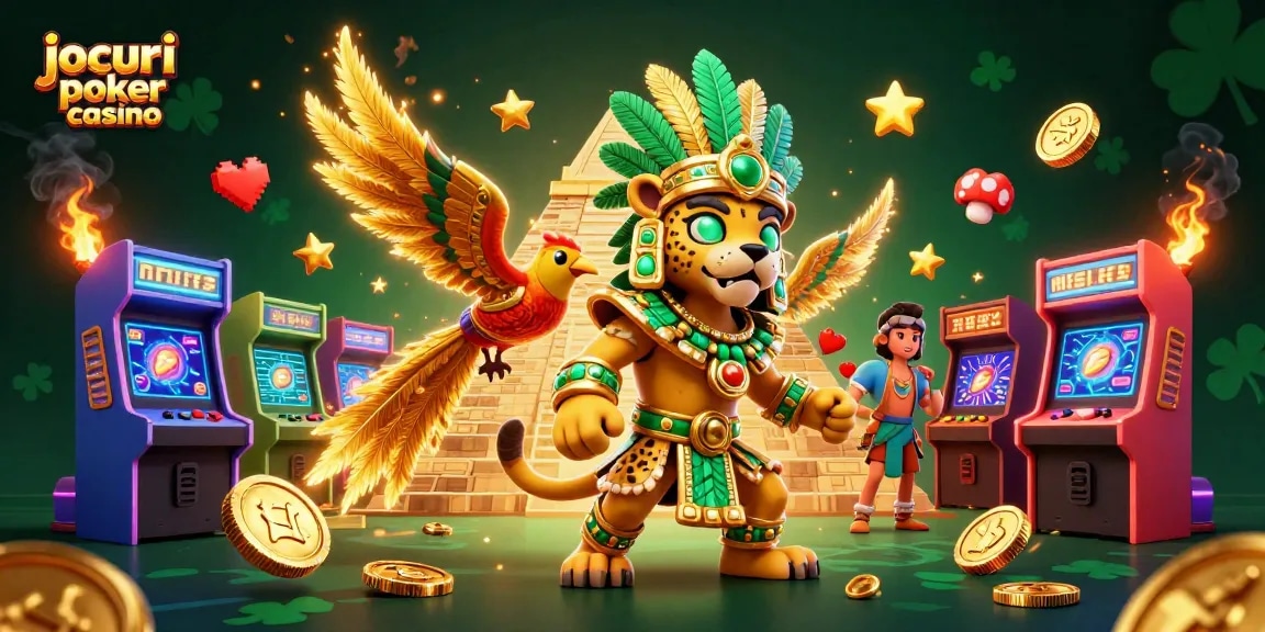 Joacă jocuri poker casino cu personaje fascinante în lumea vibrantă a păcănelelor.