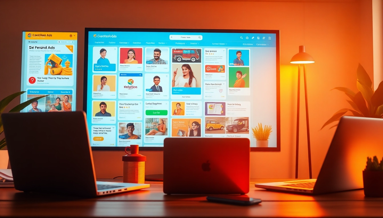 Lanka Add marketplace showcasing diverse classified ads online for Sri Lanka in a vibrant digital setting.
