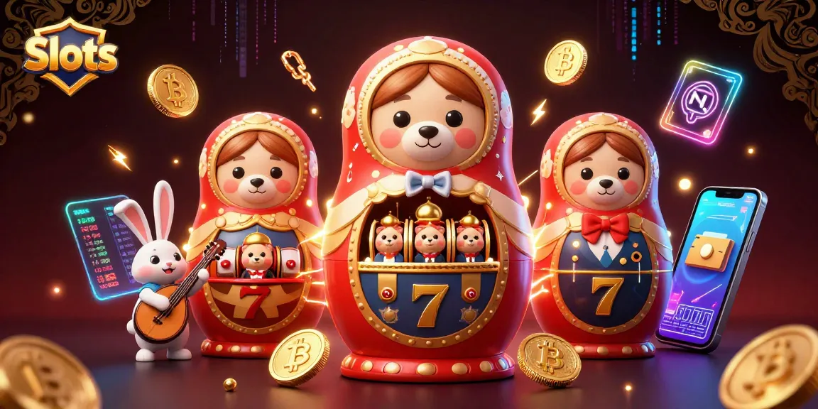 Engaging illustration of Slots featuring animated characters and vibrant casino elements.