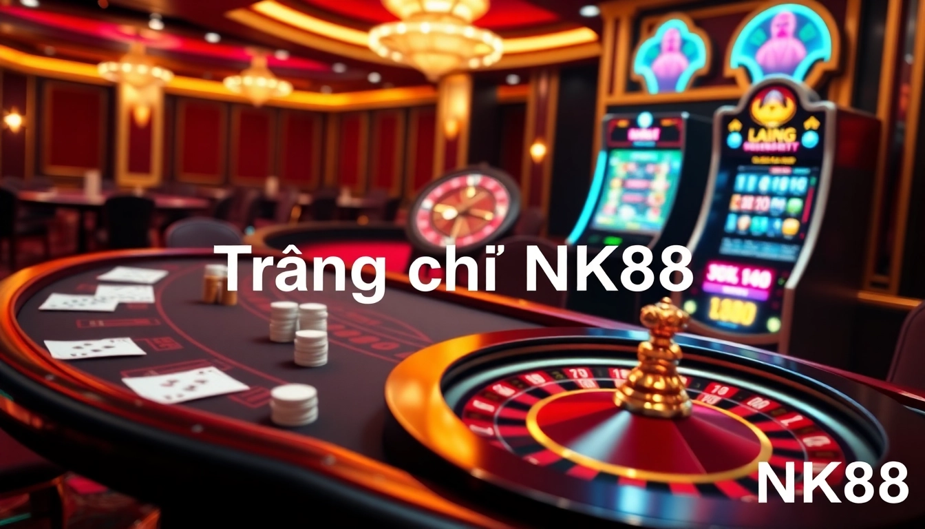 Engage with the dynamic Trang chủ NK88 online casino featuring vibrant games and live dealer action.