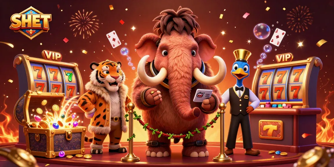 Experience the excitement of SH BET at a vibrant casino with dynamic characters and colorful game elements.