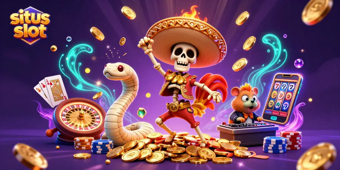 Menangkan jackpot di situs slot bersama rodeo harta emas dan DJ hamster zombie!