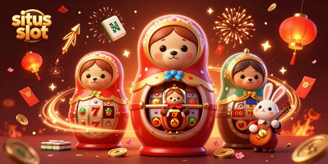 Menangkan jackpots terbaik di situs slot dengan slot reels mengelilingi karakter kasino yang ceria.