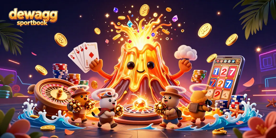 Win big at dewagg sportbook with vibrant treasures and dynamic gambling action in a thrilling 3D scene.