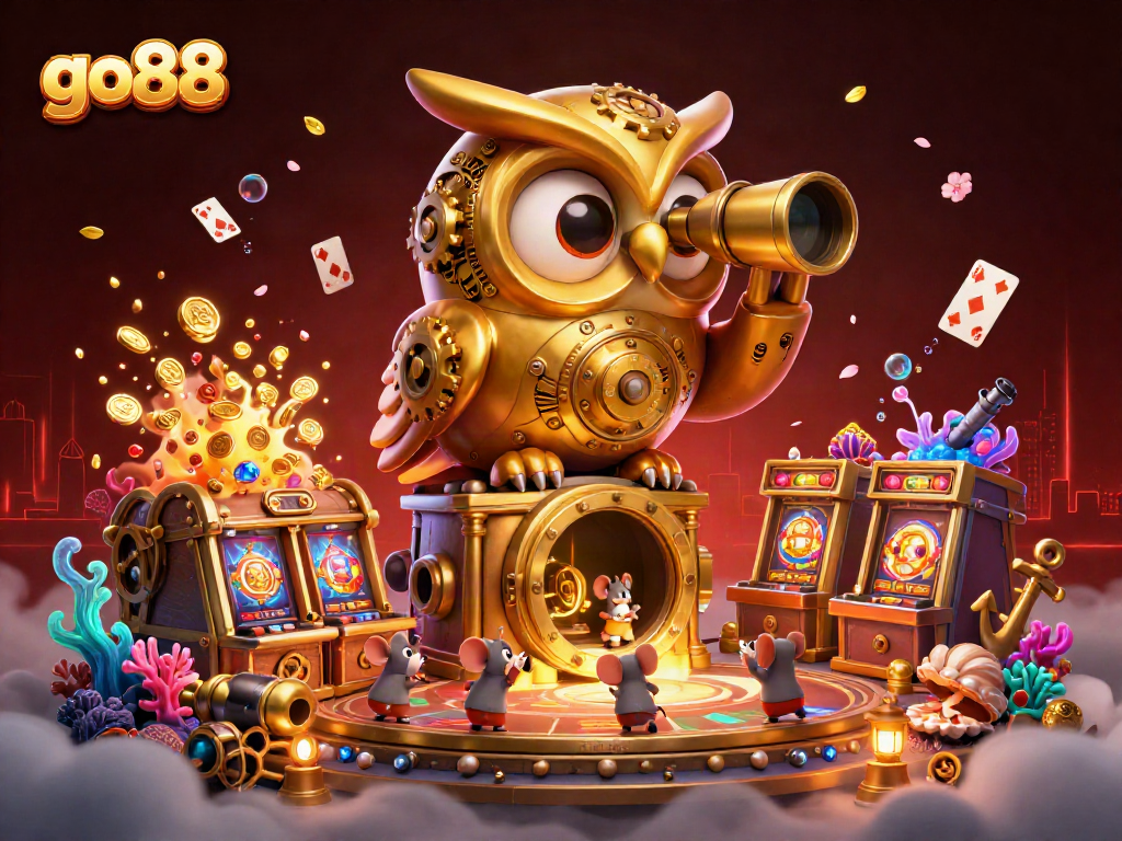 Engage with the vibrant go88 casino scene featuring dynamic characters and thrilling gaming elements.