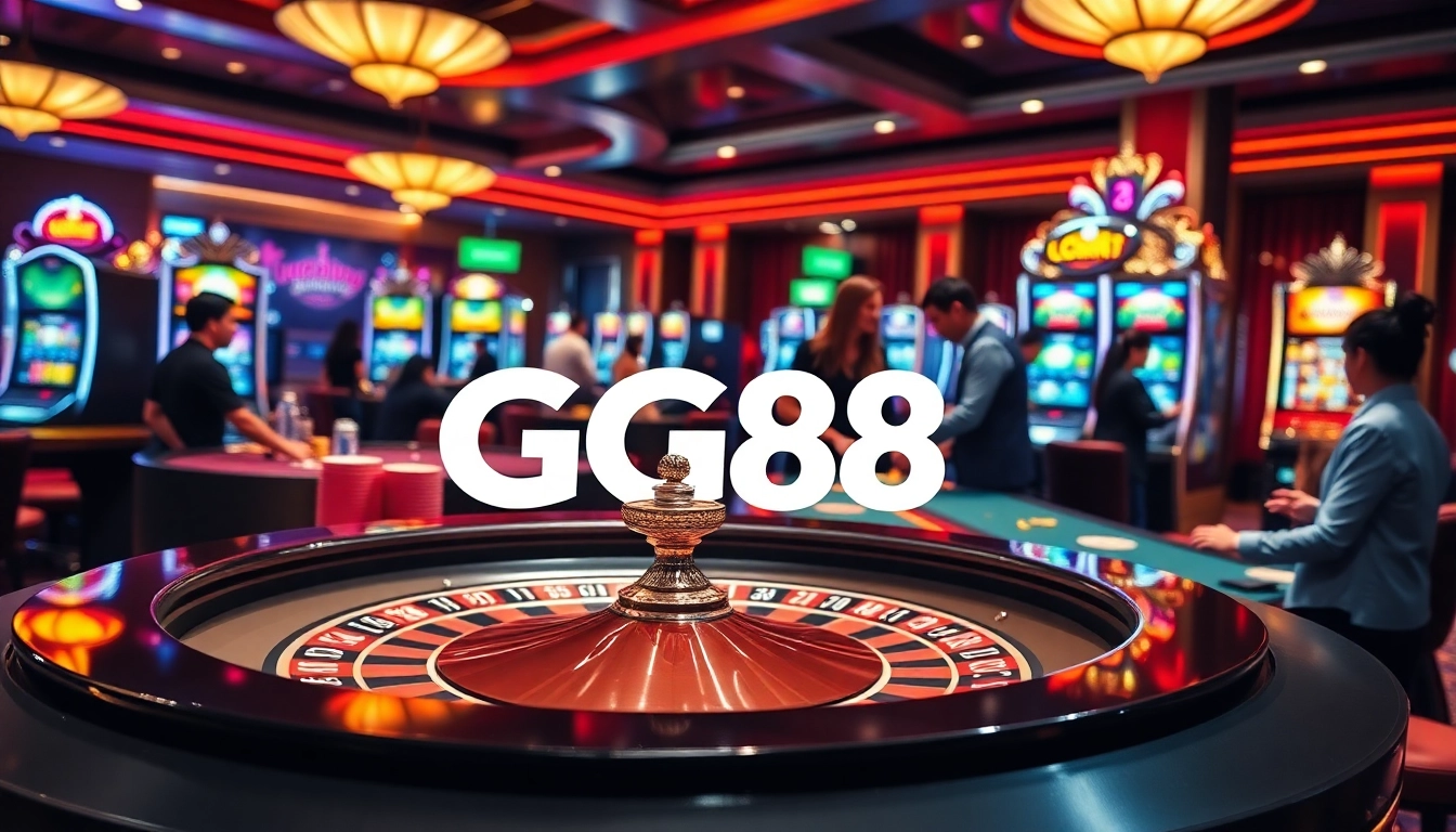 Experience the thrill of winning at GG88 with vibrant roulette and slot games.