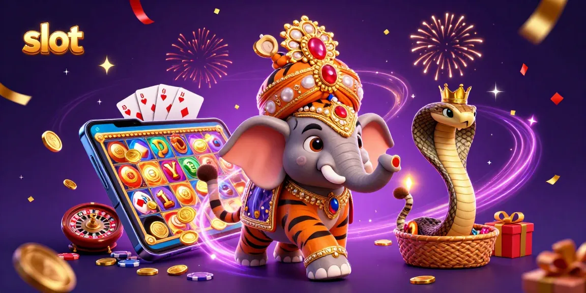 Spin the slot reels with excitement while enjoying vibrant casino elements and characters.