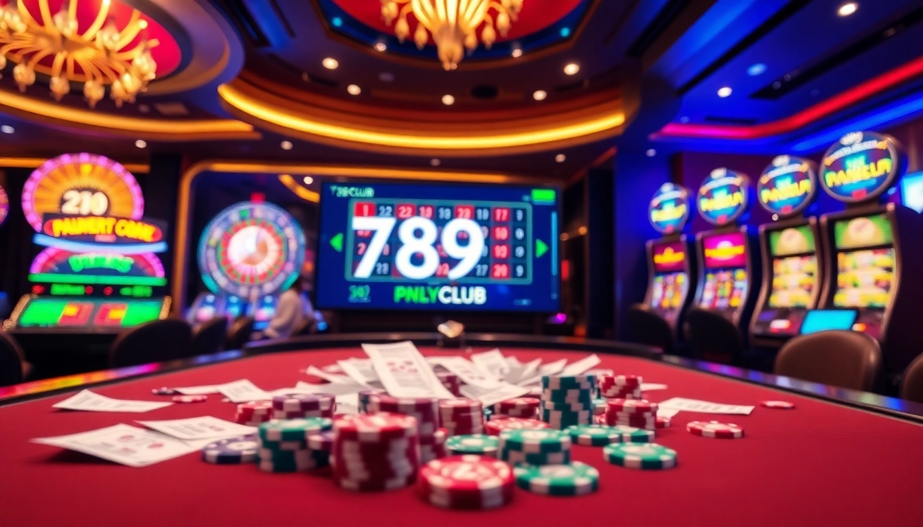 Experience the thrilling atmosphere of 789club with exciting casino games and vibrant visuals.