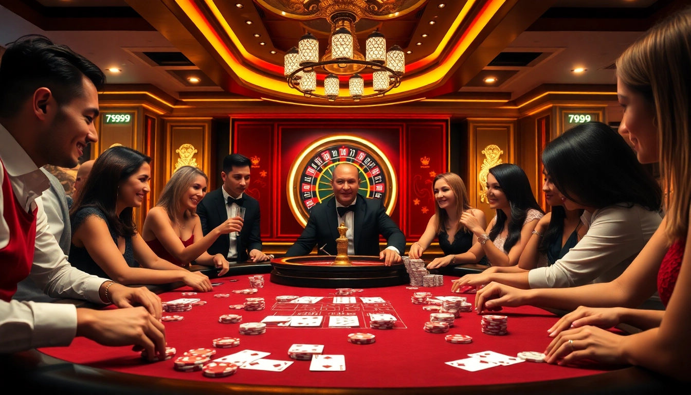 Experience thrilling poker action at 789club with vibrant chips and expert dealer