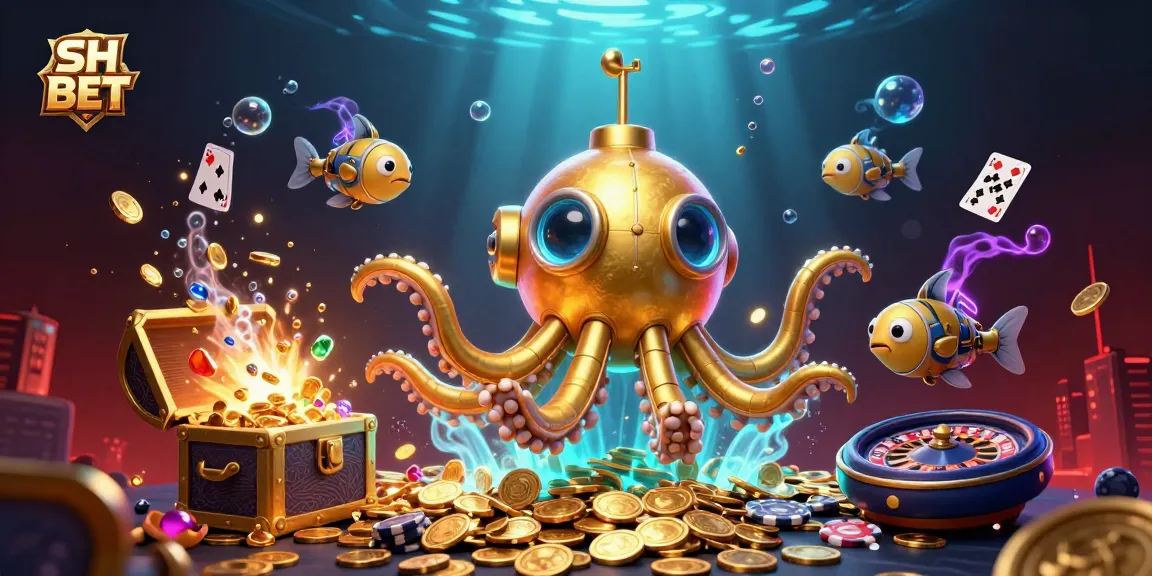 Experience winning moments with SH BET in this vibrant underwater casino adventure!
