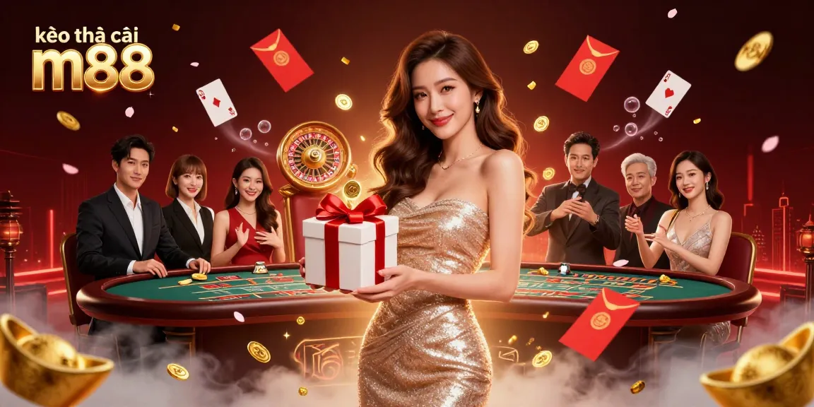 Tham gia kèo nhà cái m88 trong một sòng bạc theo chủ đề Tết Nguyên Đán đầy màu sắc, với những yếu tố hấp dẫn.