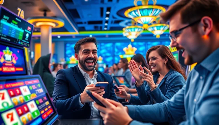 Dynamic online gambling scene showcasing 79king players engaged in gaming excitement