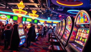 Menangkan permainan slot Game dengan mesin yang menarik dan suasana ramai.