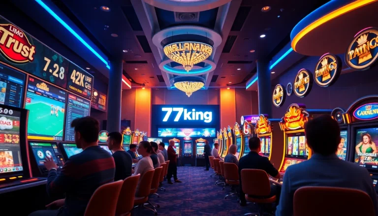 Exciting online gambling scene highlighting 79king's vibrant gaming atmosphere, showcasing live betting and immersive casino experiences.