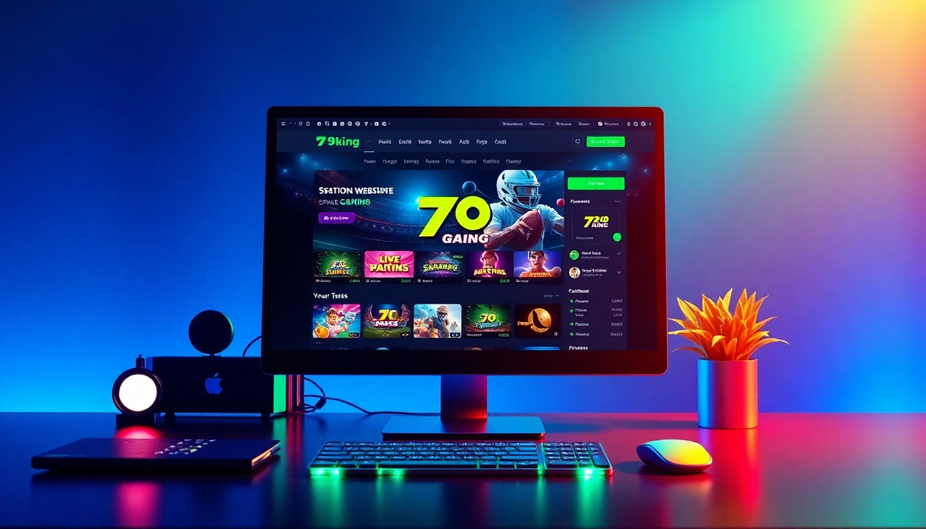 Spannende online wedervaring op het 79king-platform met levendige kleuren.