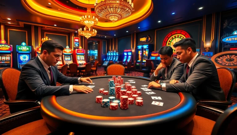 Experience the thrill of high-stakes poker at https://new88bet.us/ with elite players and vibrant casino elements.