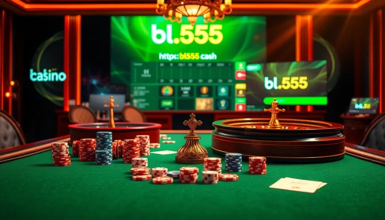 Betting on thrilling games at https://bl555.cash/ with vibrant color and luxurious casino elements.