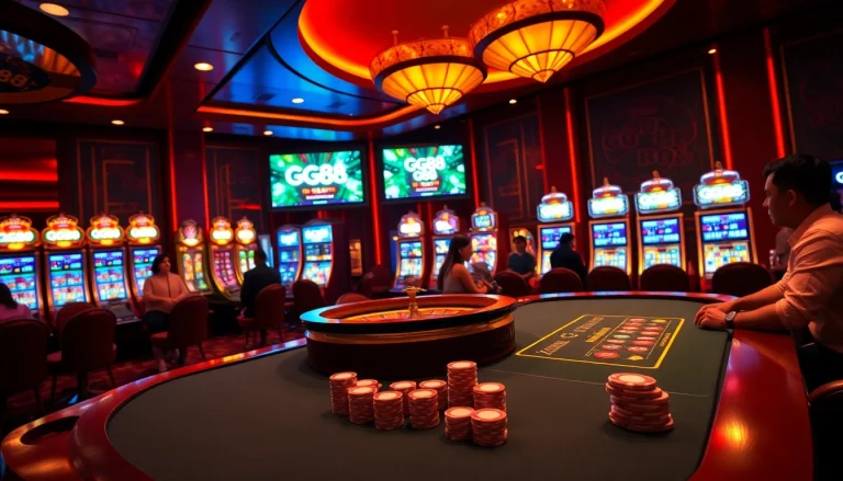 Experience the excitement of gg 88 casino with vibrant tables, thrilling games, and engaging players.