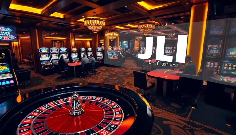 Players enjoy thrilling games at a JILI-themed casino featuring roulette and slots.