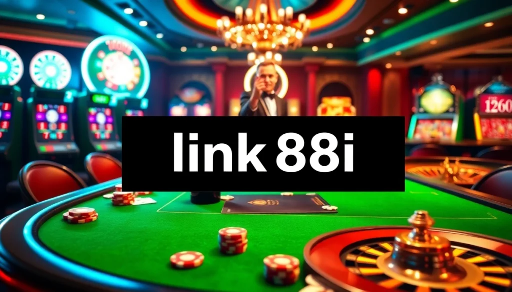 Experience the thrill of gambling at 88i, highlighted by vibrant casino games and betting excitement.
